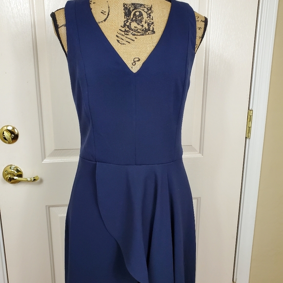 Marina Drape Front V-Neck Sleeveless Jumpsuit - Picture 2 of 12